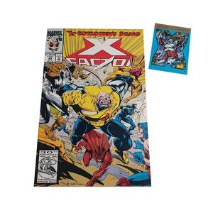 Marvel Comics X Factor 84 Comic Book Nov 1992 Caliban Trading Card Bag Board